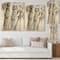Designart - Vintage Monochrome Bamboo IV - Traditional Print on Natural Pine Wood